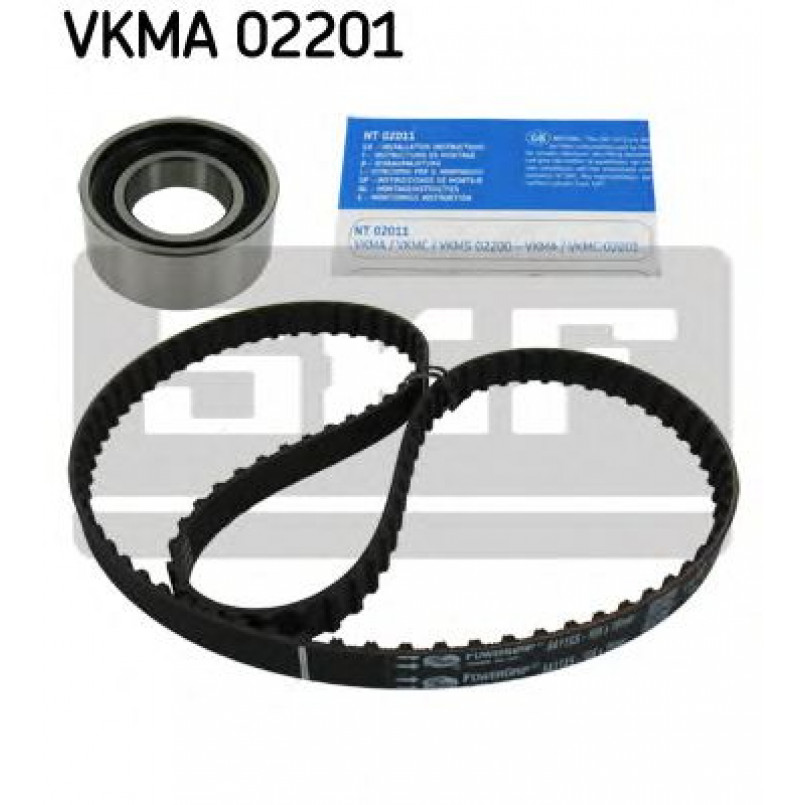 VKMA 02201 SKF Комплект (ремінь+ролики)